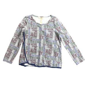 Matilda Jane Choose Your Own Path The Best You Can‎ Be Tee Shirt Size 6 Gray